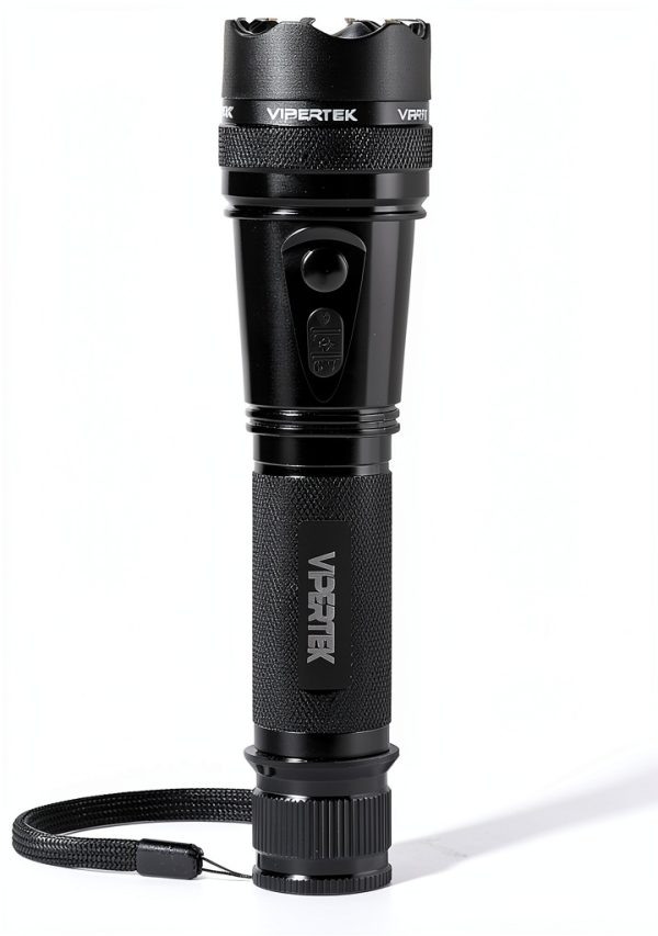 Stun Gun VIPERTEK Defense LED USB Rechargeable-0