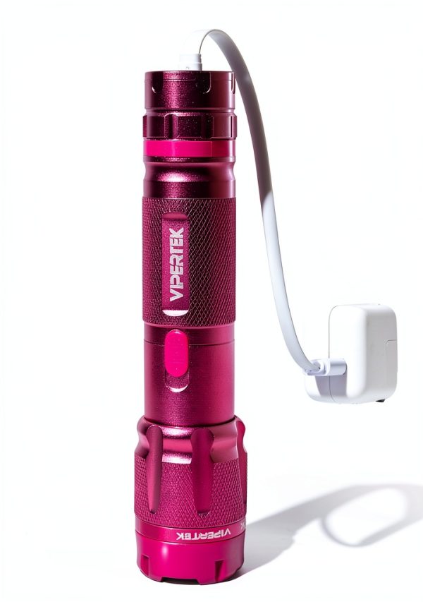 Stun Gun VIPERTEK Self Defense LED Aluminum 6.75in-6