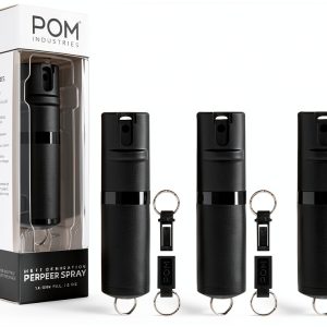 POM Pepper Spray Keychain Quick Release Plastic-0