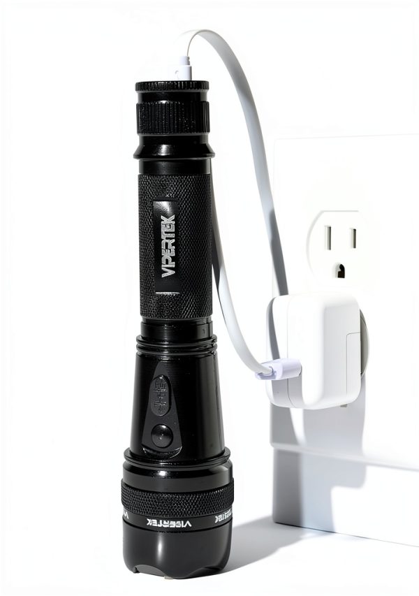 Stun Gun VIPERTEK Defense LED USB Rechargeable-6
