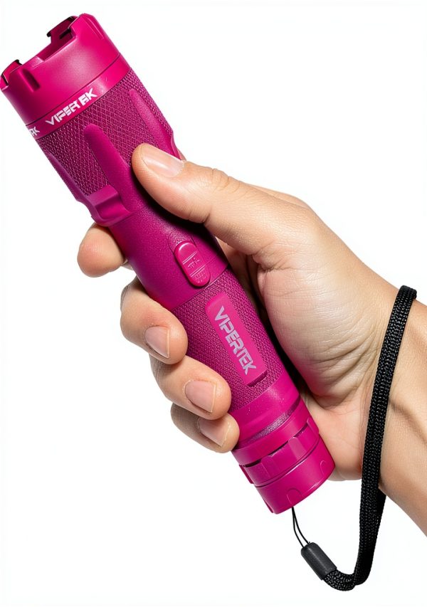 Stun Gun VIPERTEK Self Defense LED Aluminum 6.75in-5