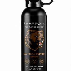 Pepper Spray SHAR POTS Aluminum Compact Defense-0