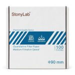 Quantitative Filter Paper StonyLab 90mm Ashless, 20µm Retention-0