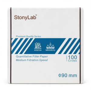 Quantitative Filter Paper StonyLab 90mm Ashless, 20µm Retention-0